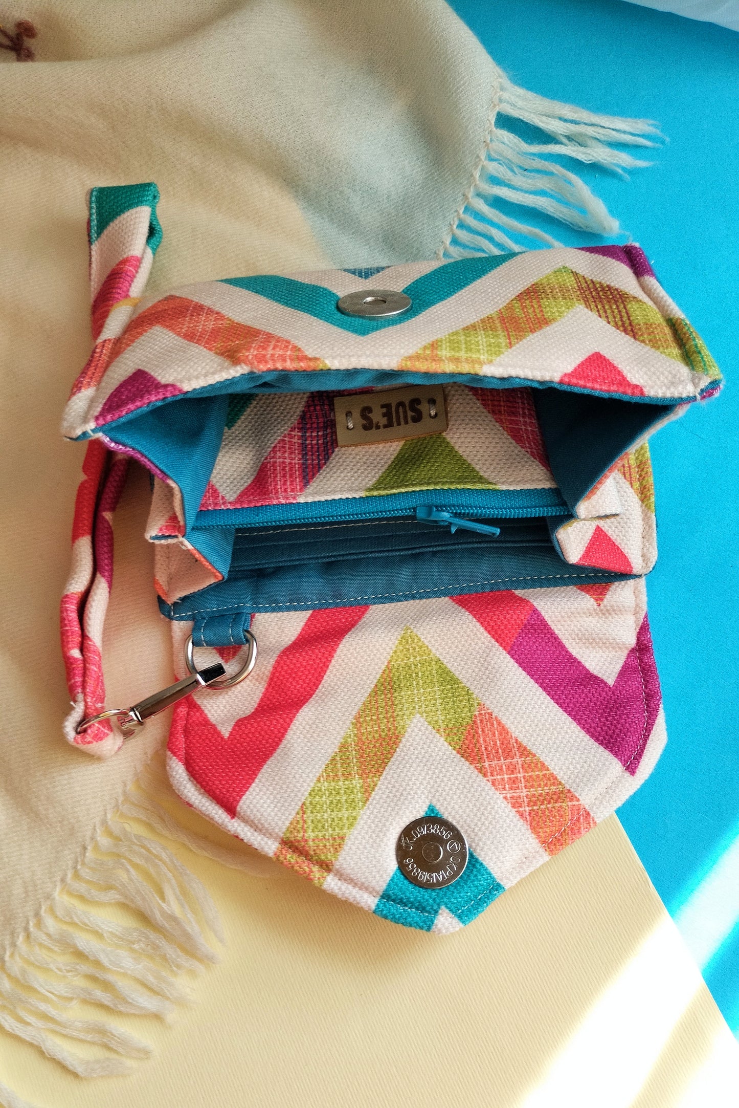Zegzag small Wallet 14*11cm