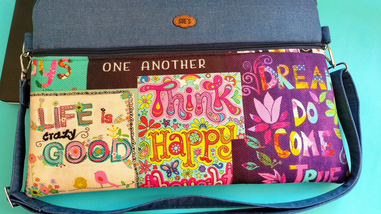 Special design Laptop sleeve 15.6inch cross hand