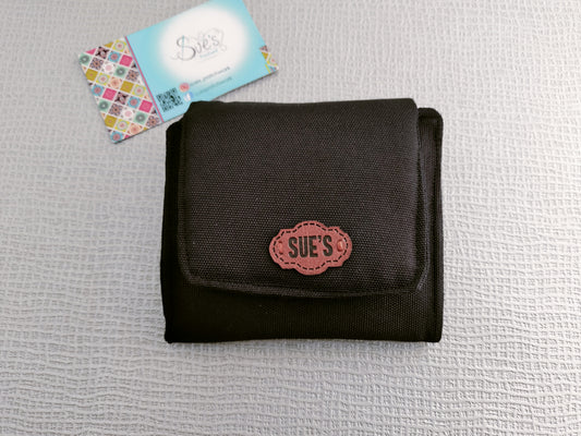 Black  small Wallet 12*11cm محفظه صغيره ١٢*١١سم
