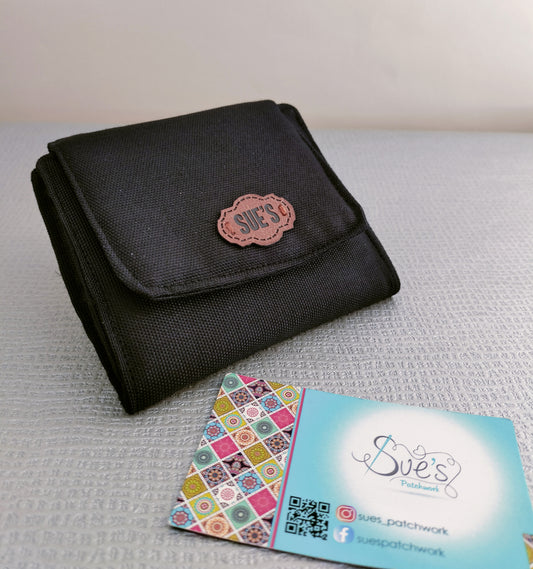 Black  small Wallet 12*11cm محفظه صغيره ١٢*١١سم