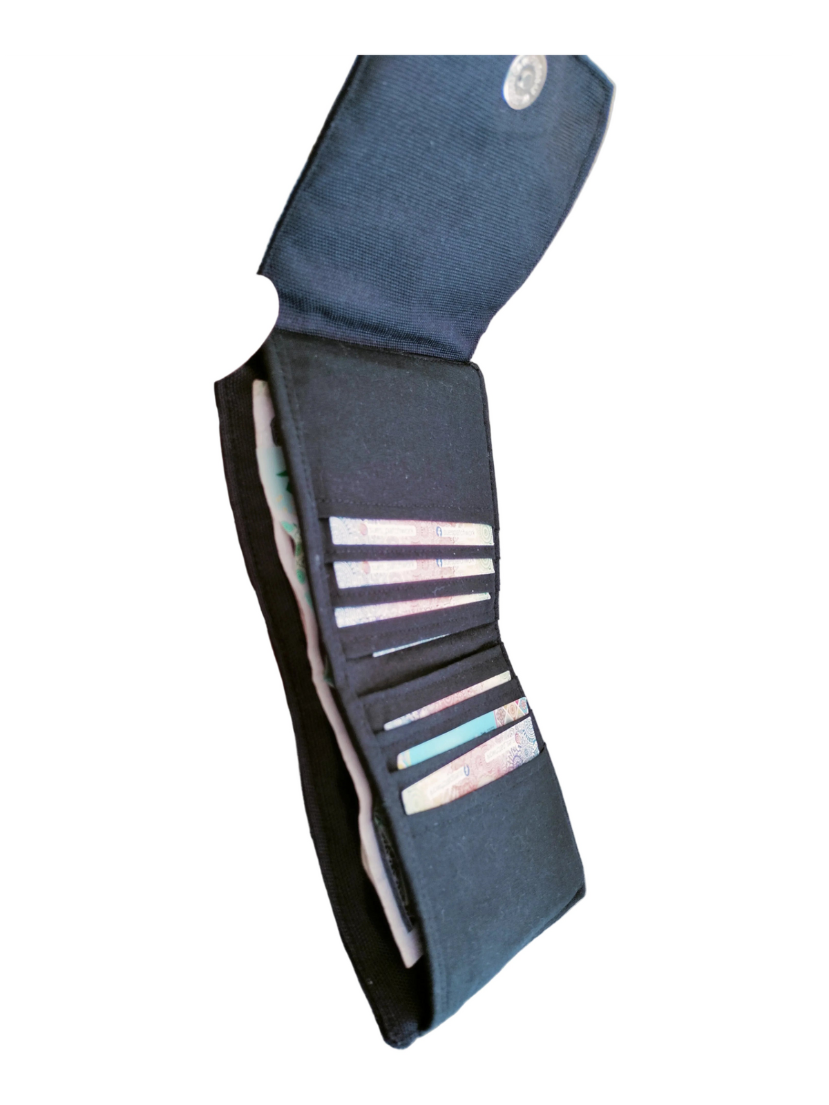 Black  small Wallet 12*11cm محفظه صغيره ١٢*١١سم