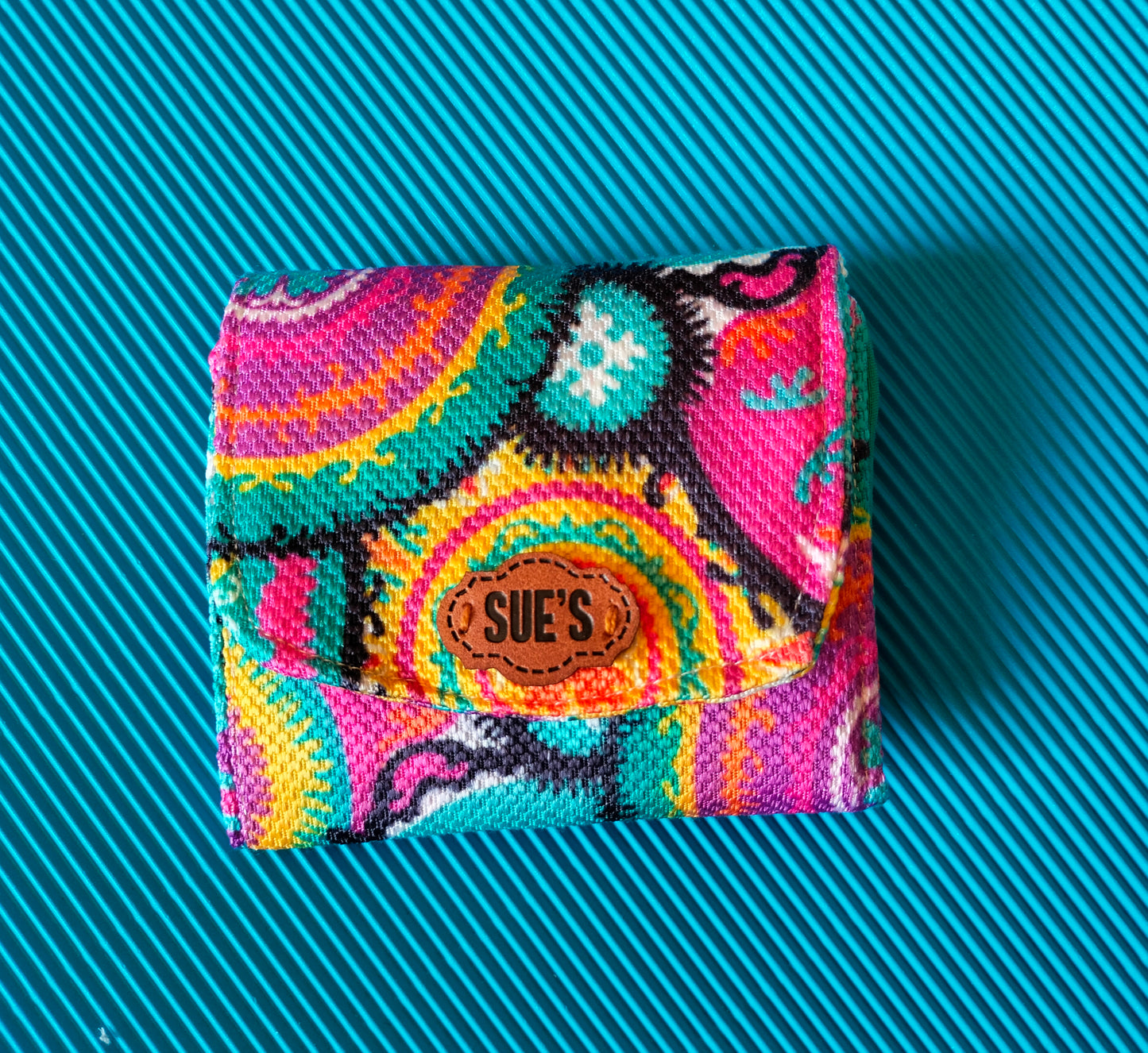 Color festival ٢ card Wallet 12*11 cm