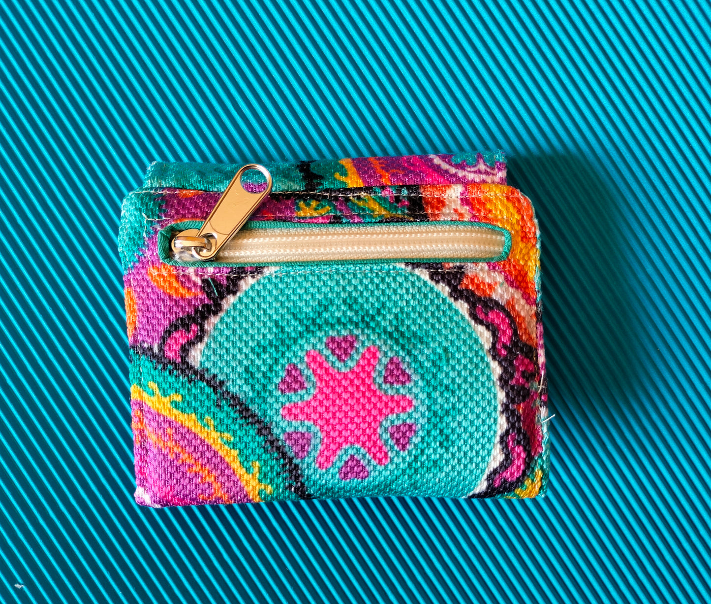 Color festival ٢ card Wallet 12*11 cm