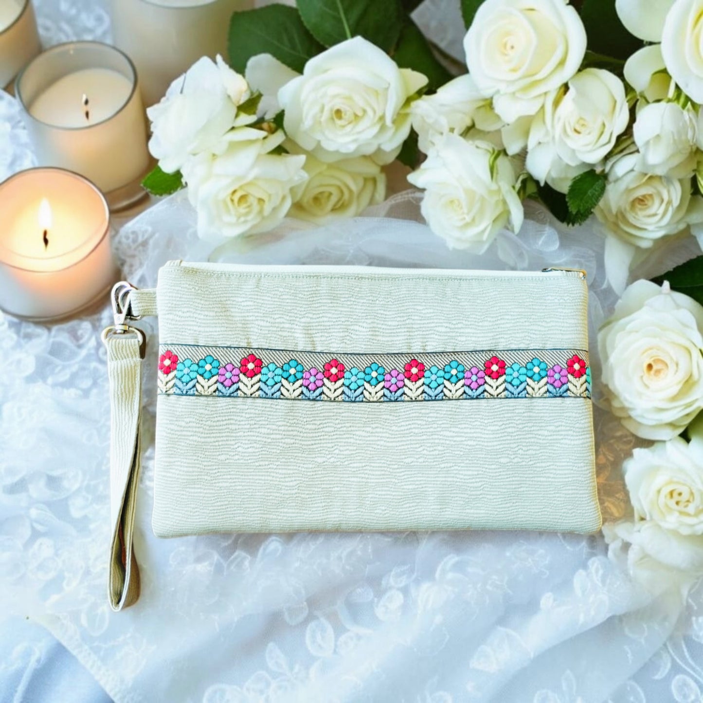Golden handmade Clutch