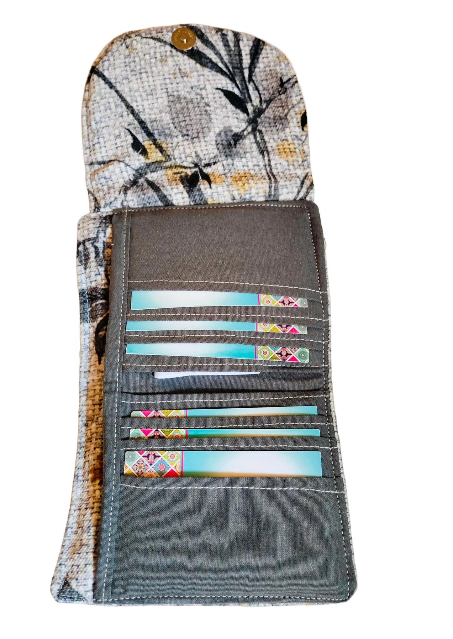 gray small  Wallet 12*11 Cm محفظه صغيره ١٢*١١سم