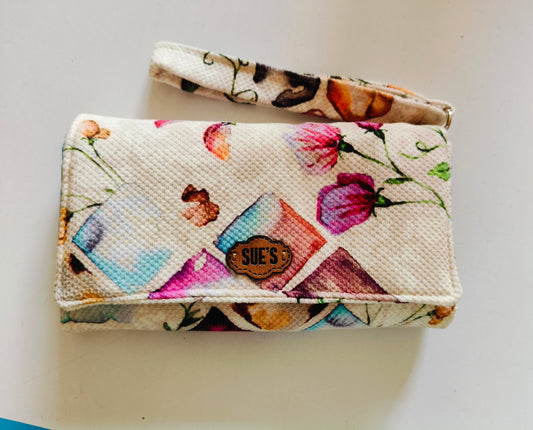 Simple flower big Wallet