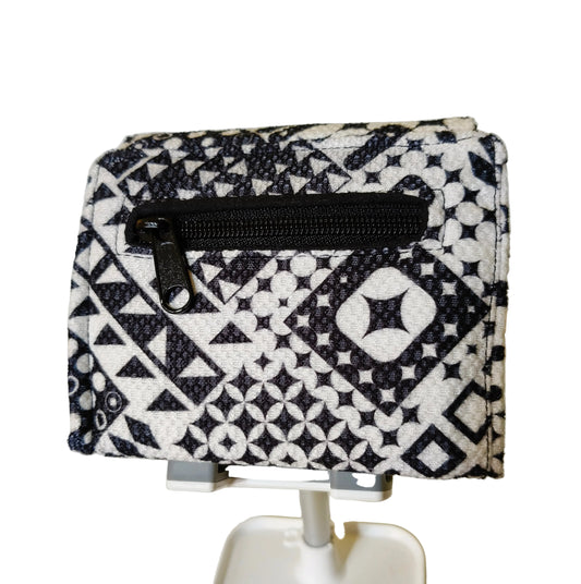 Black and white Small Wallet 12*11 cm