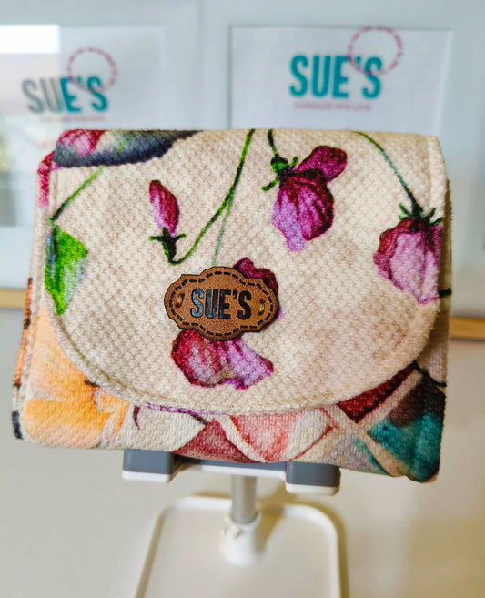 simple flower small Wallet 12*11cm