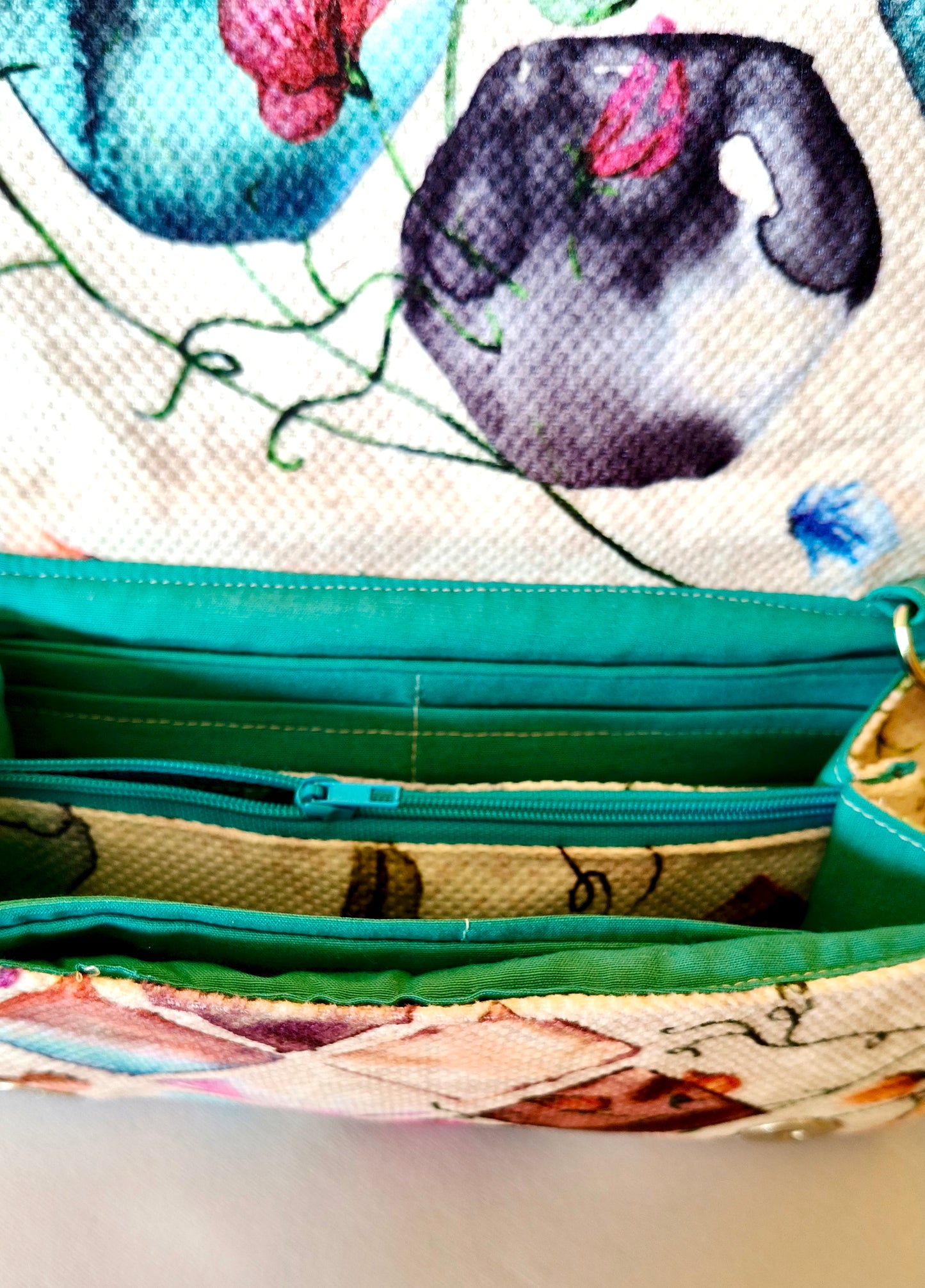 Simple flower big Wallet