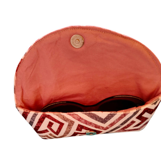 Lovely Geometric color Glasses Case