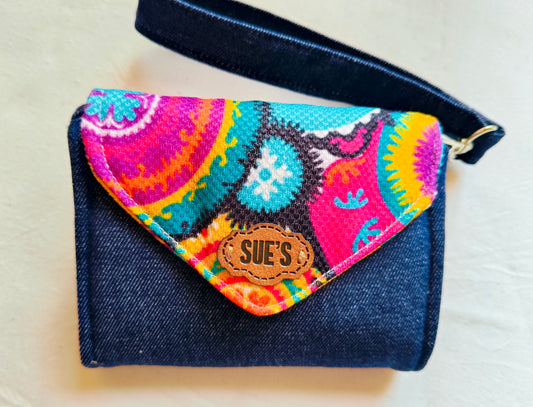 Jeans Color Festival  small Wallet 14*11cm