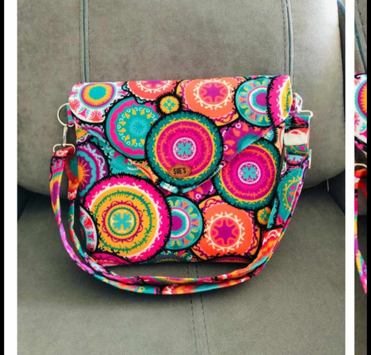 Color Festival Cross Bag envelope flap medium size 25*22cm