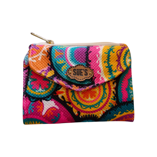 Small Color fisteval trifold wallet