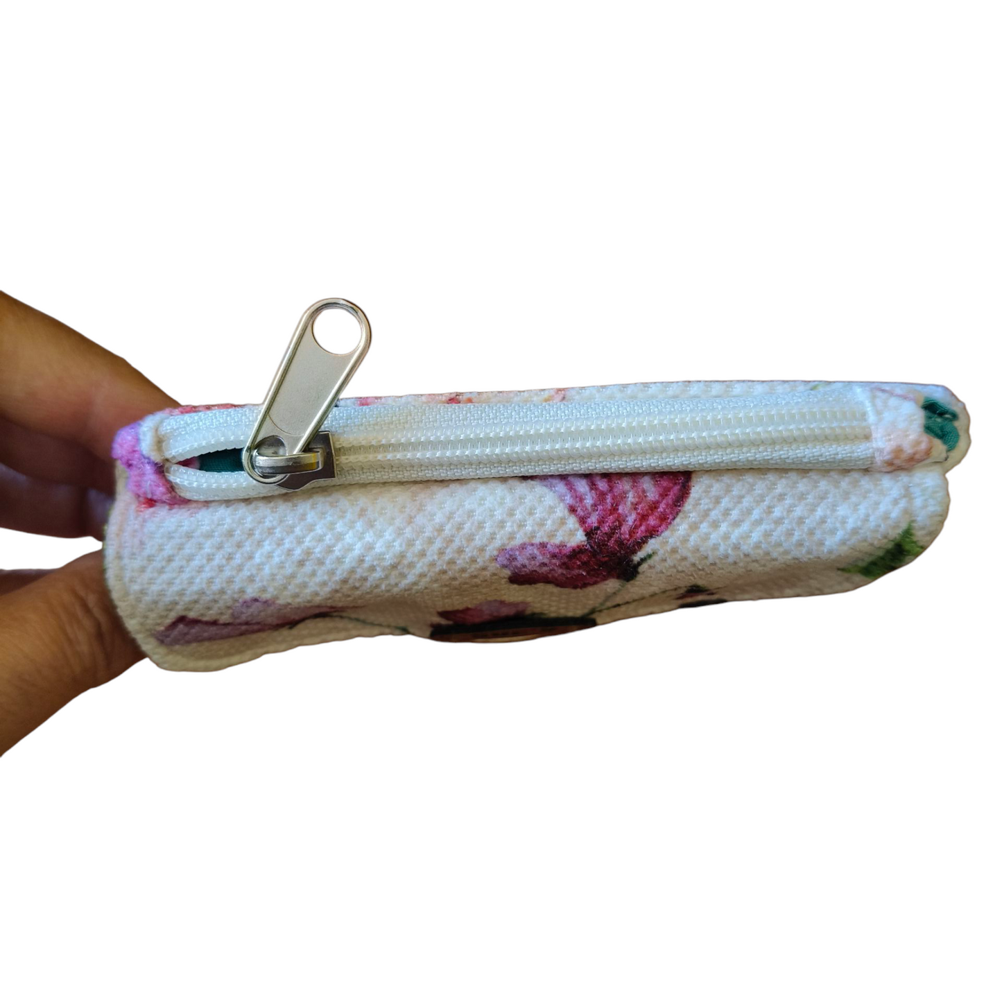 Small Simple flowers trifold wallet