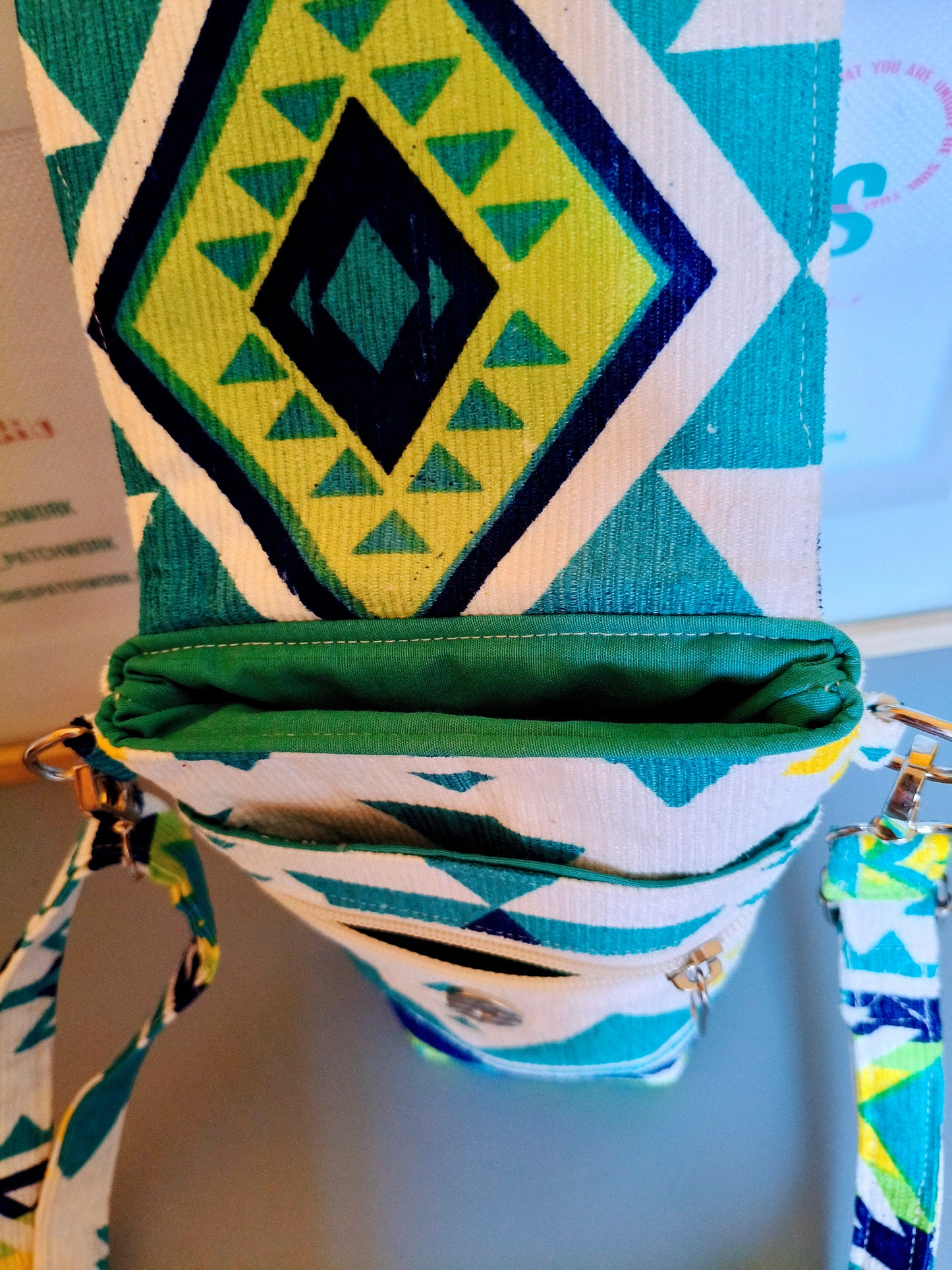 Tropical vibes Mobile cross bag ( NEW DESGIN )