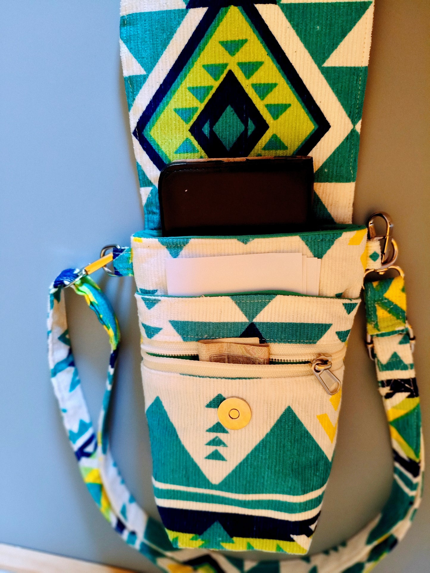 Tropical vibes Mobile cross bag ( NEW DESGIN )