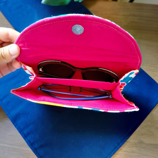Color splash Double Glasses Case جراب نظاره لنظارتين