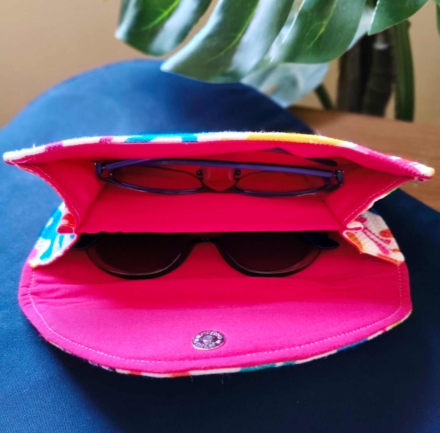 Color splash Double Glasses Case جراب نظاره لنظارتين