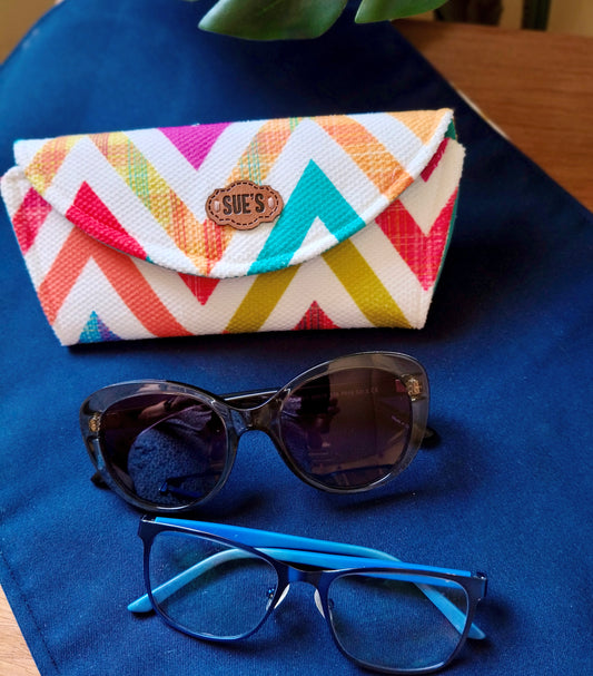 Zigzag Color  Double Glasses Case جراب نظاره لنظارتين