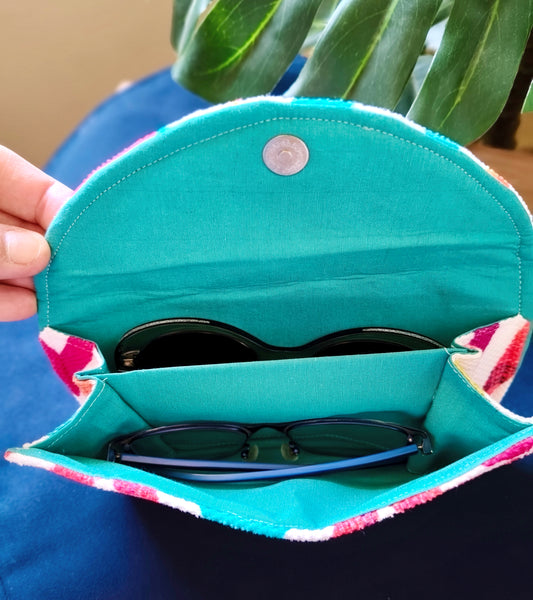 Zigzag Color  Double Glasses Case جراب نظاره لنظارتين