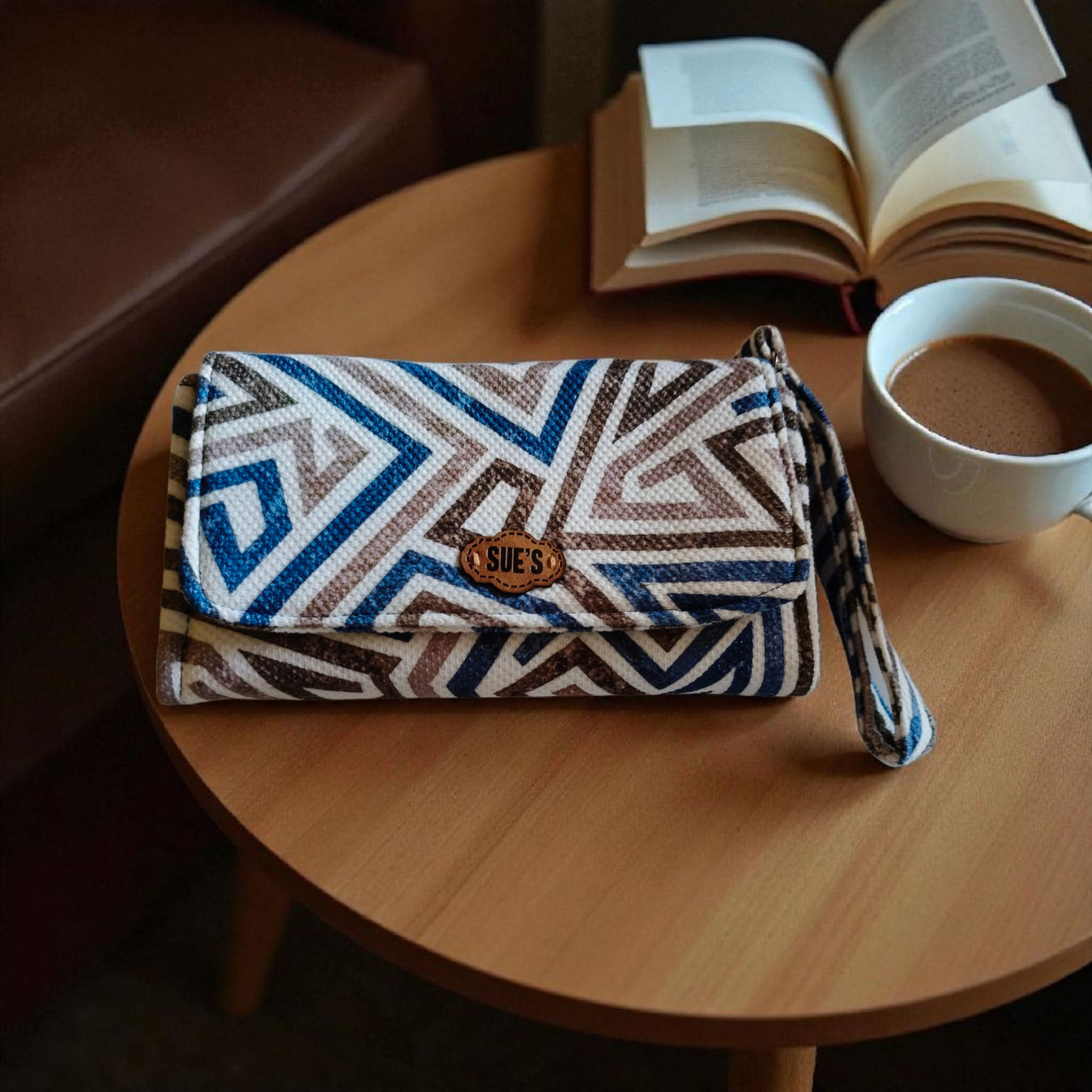 Blue grace Large Wallet