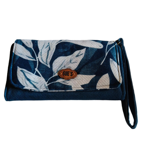calming Leaves. big Wallet 20*12cm