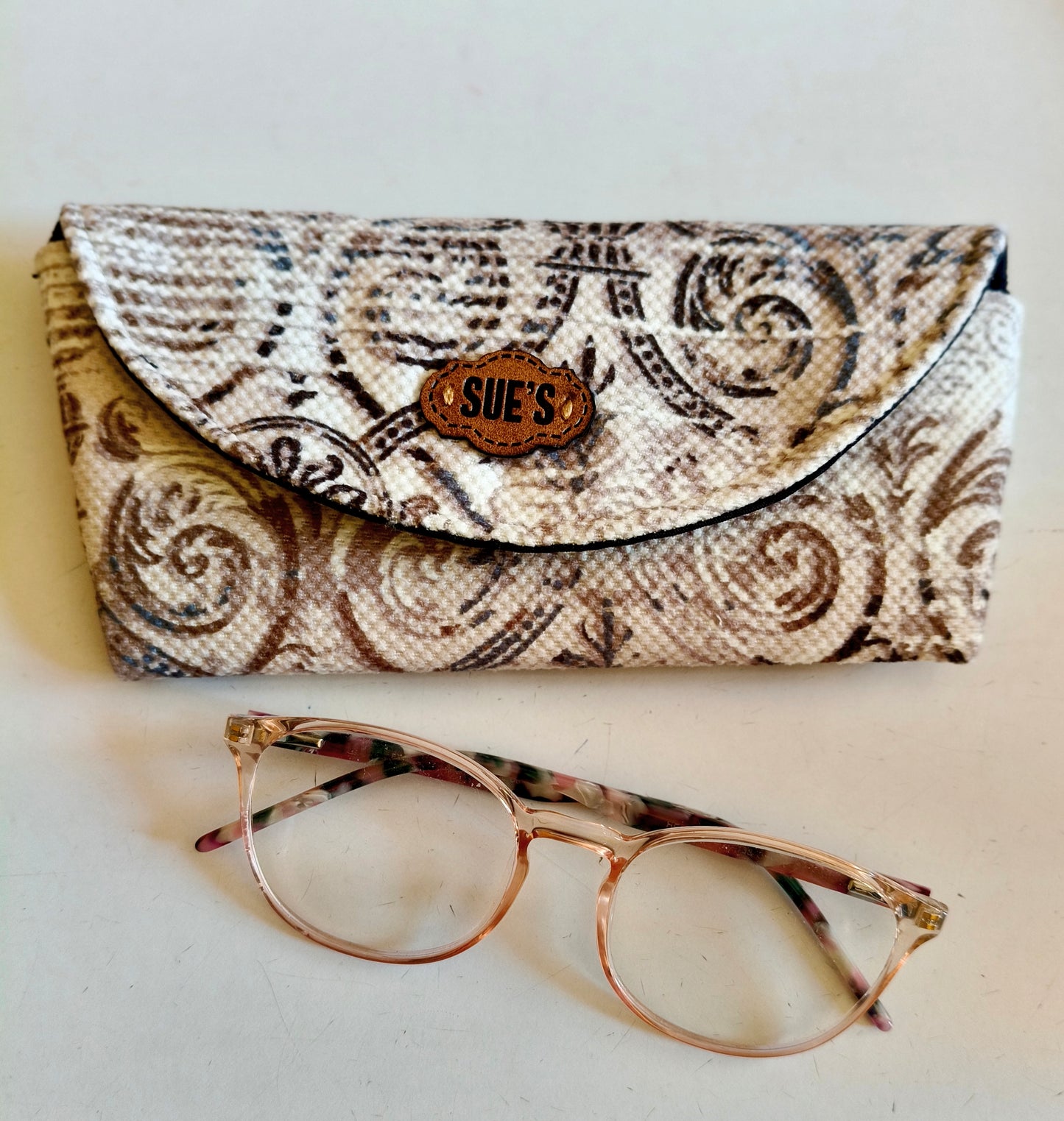 deep beige  Glasses Case
