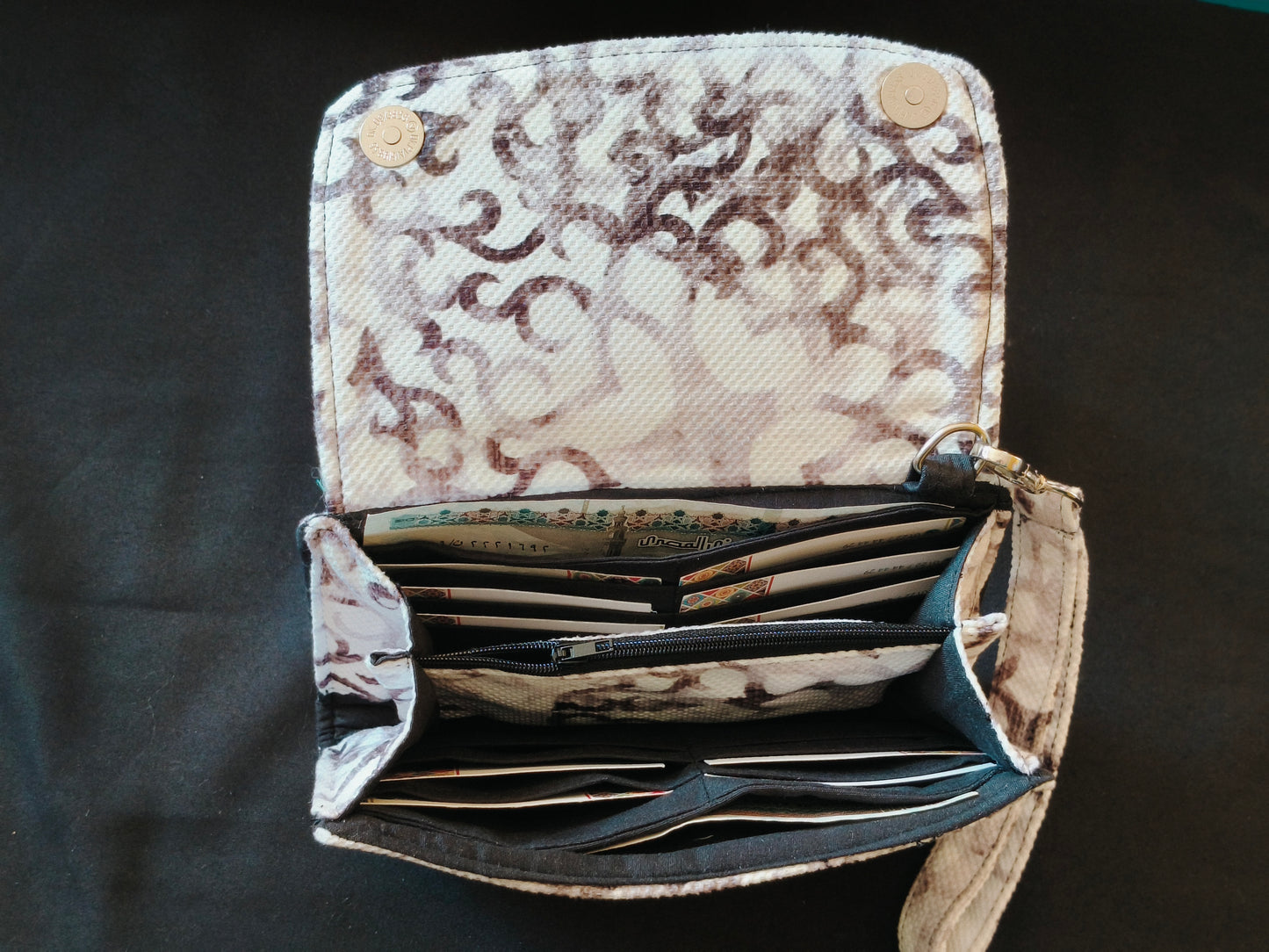 morning  light Wallet with  chain Cross hand