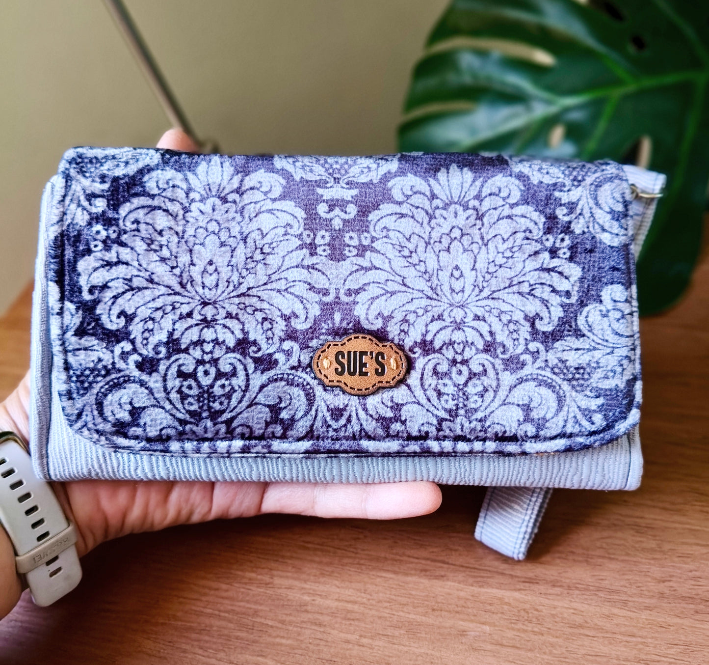 Gray big Wallet