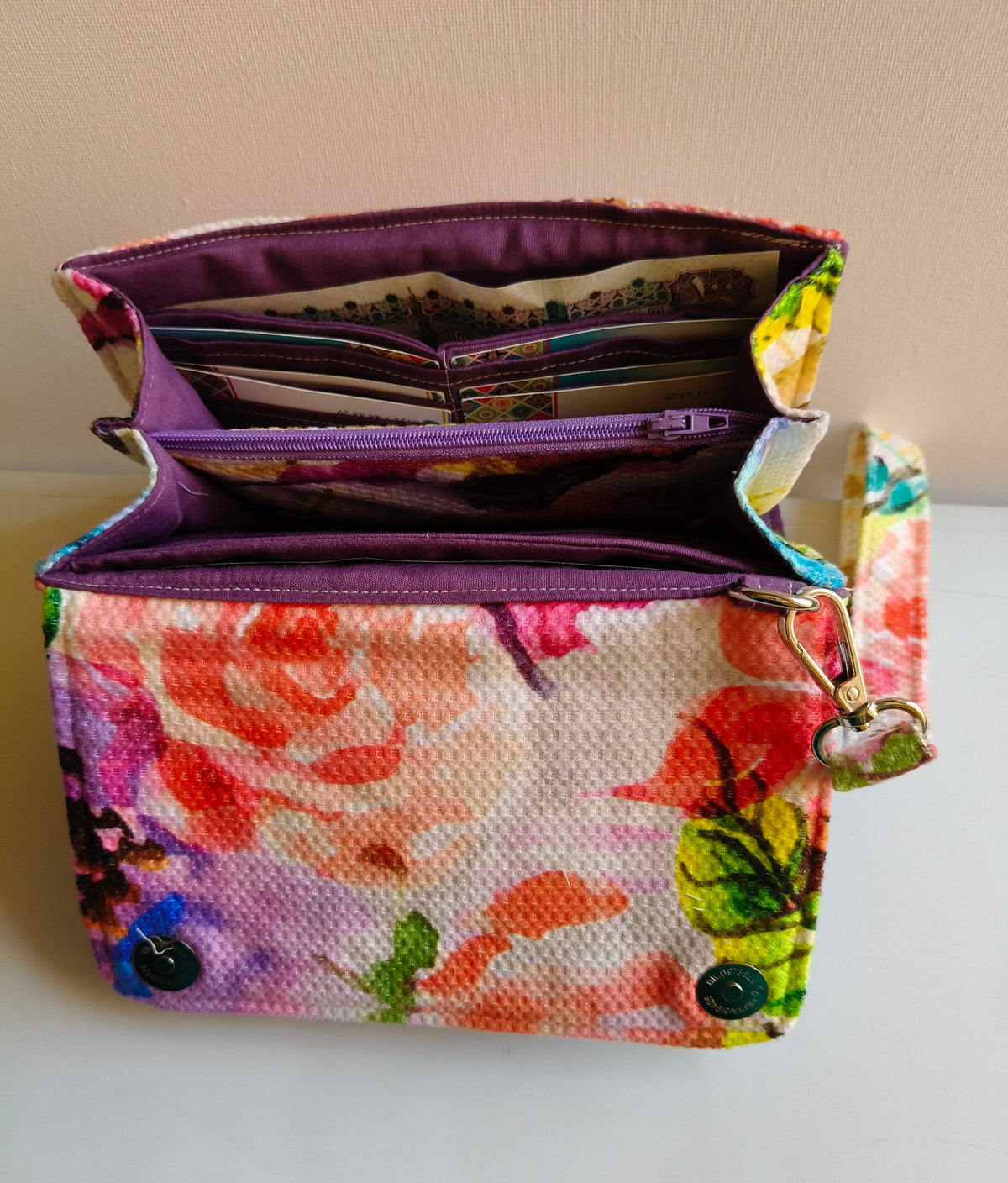 watercolor Large wallet 20*12cm