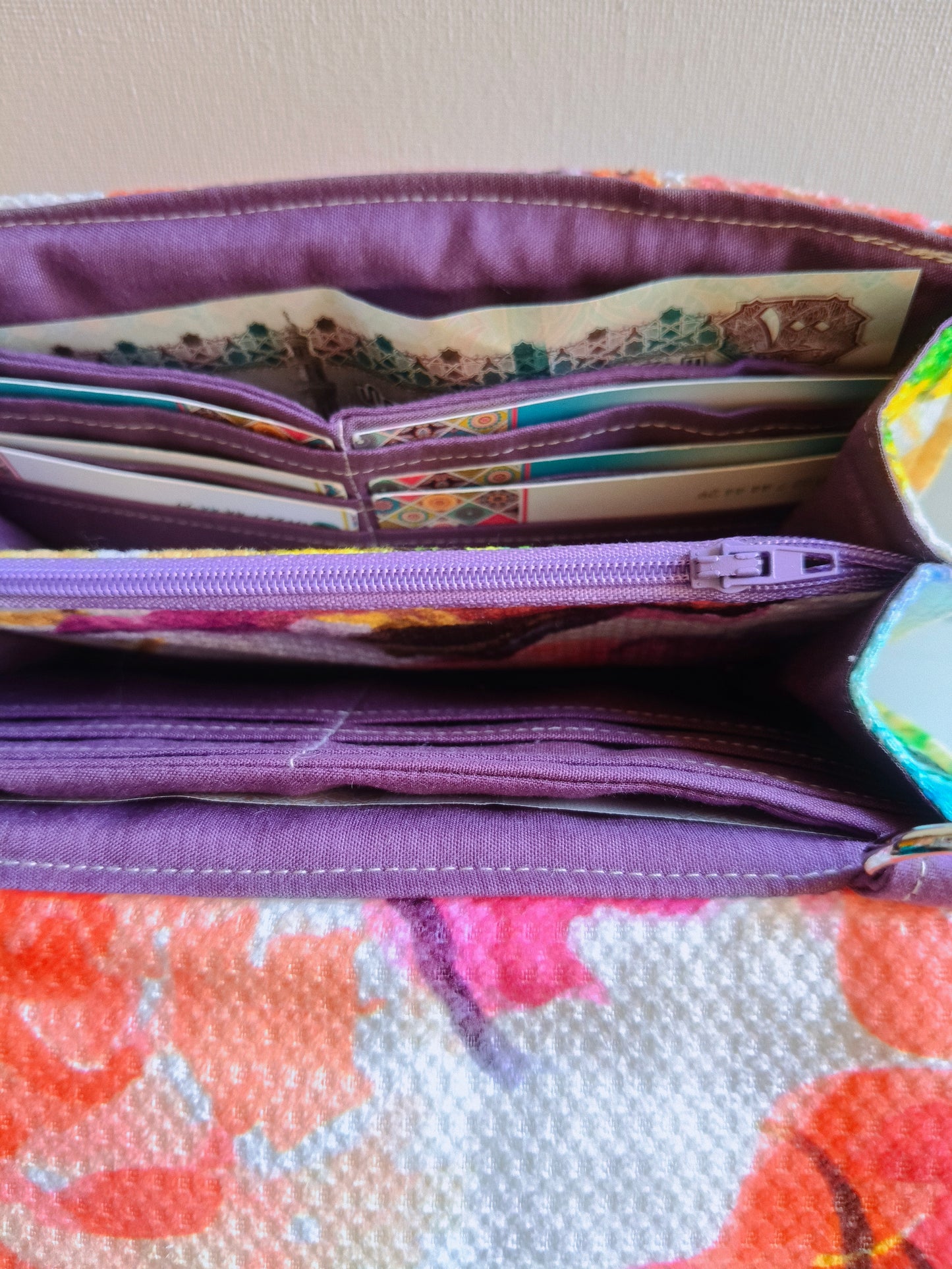 watercolor Large wallet 20*12cm