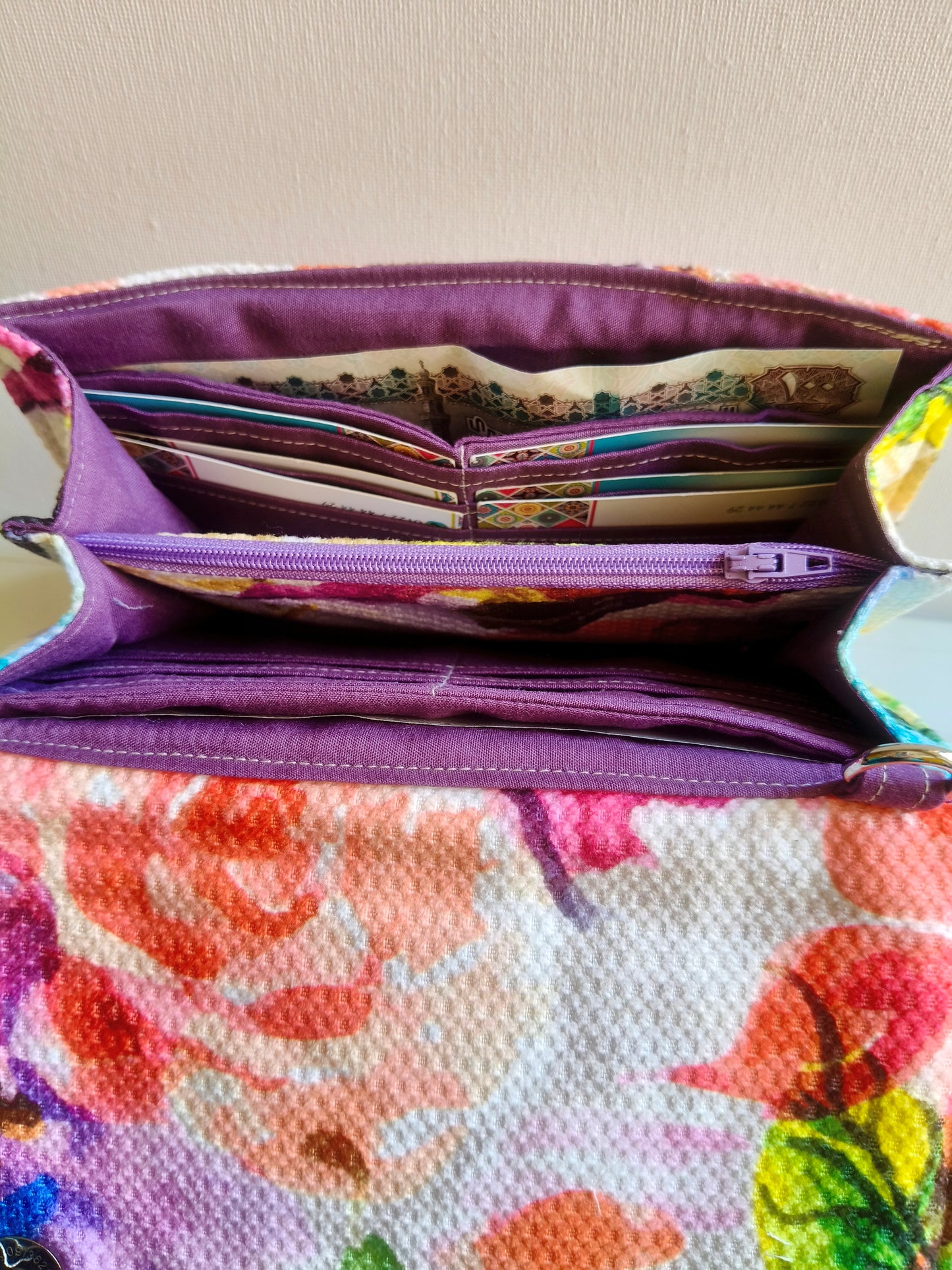 watercolor big wallet 20*12cm