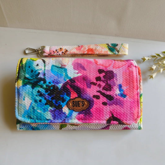 watercolor big wallet 20*12cm