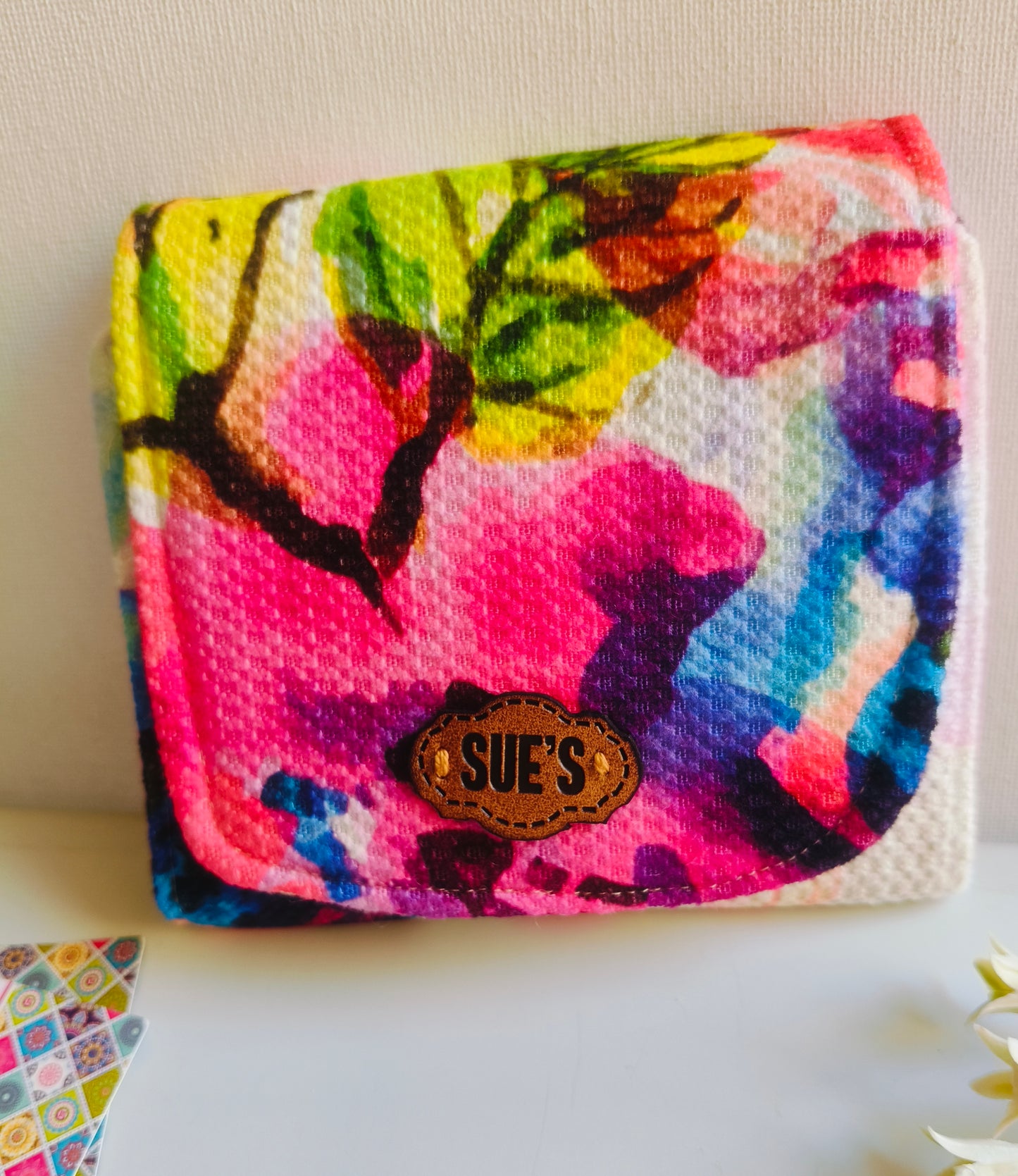 watercolor card Wallet 12*11 Cm