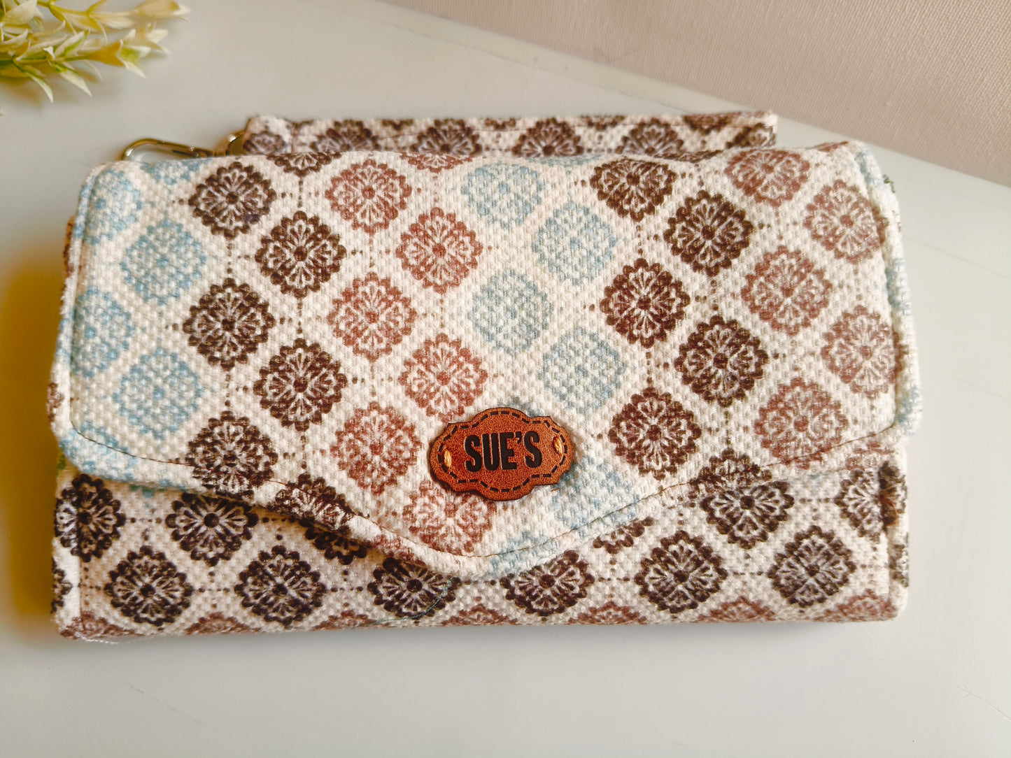 Elegance  big Wallet triangle flap
