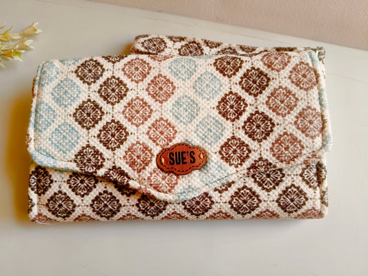 Elegance  big Wallet triangle flap