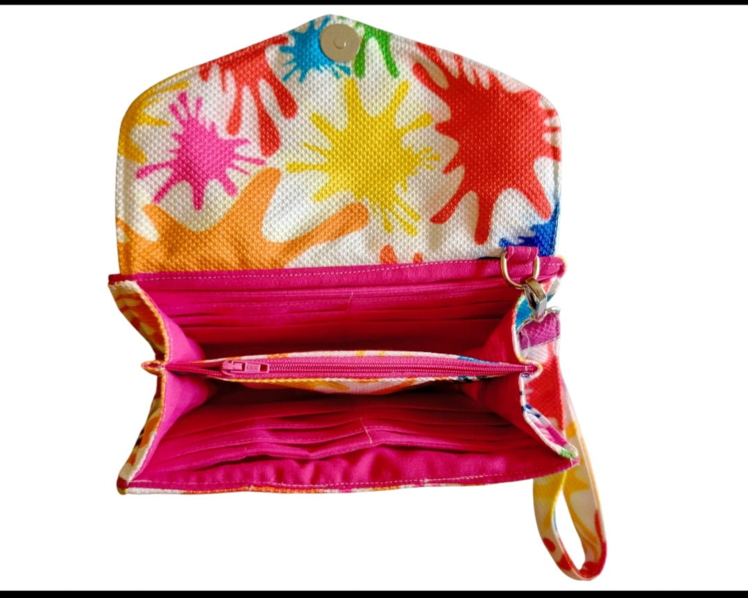 Color Splash Wallet Large 20*12cm