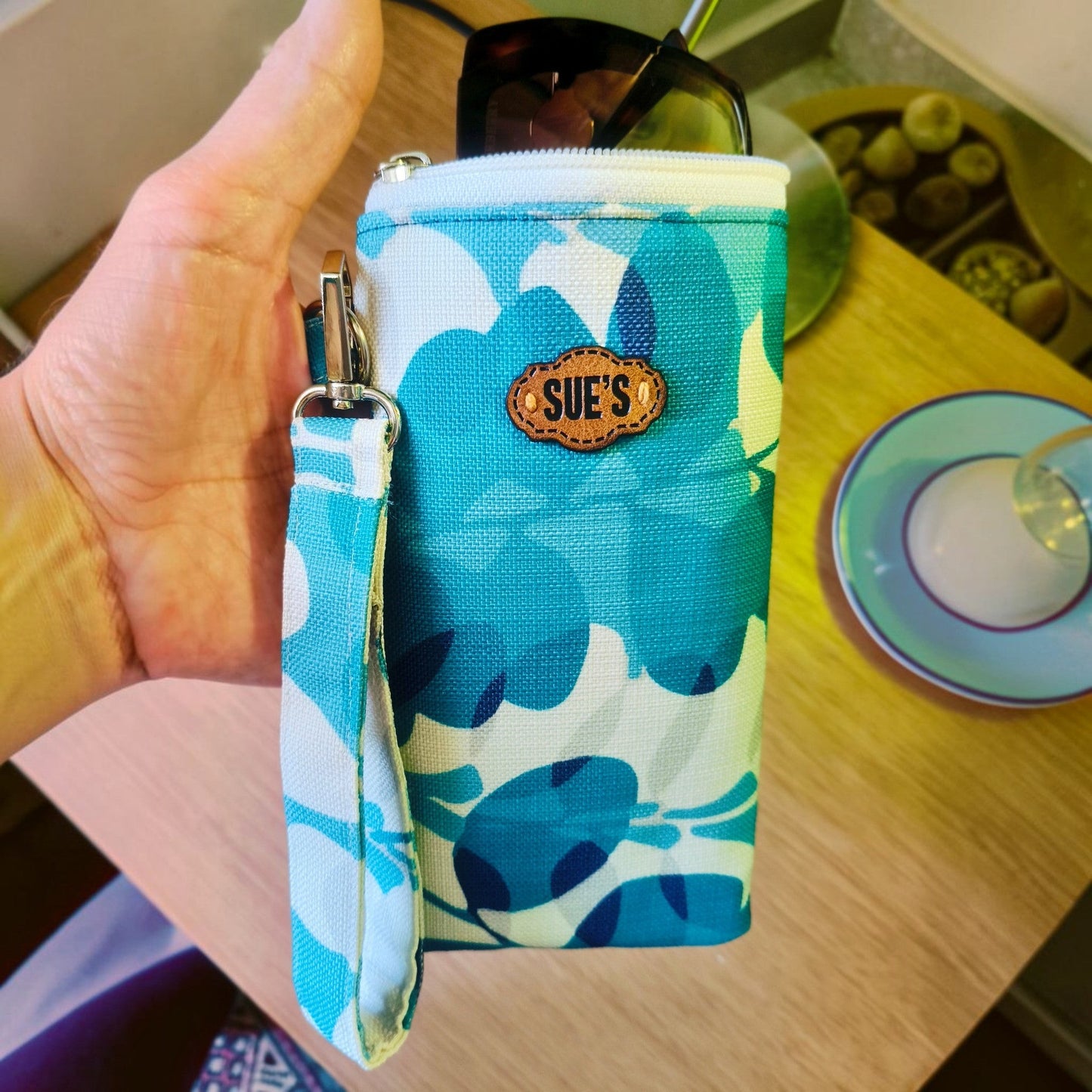 happy feeling long Glasses Case