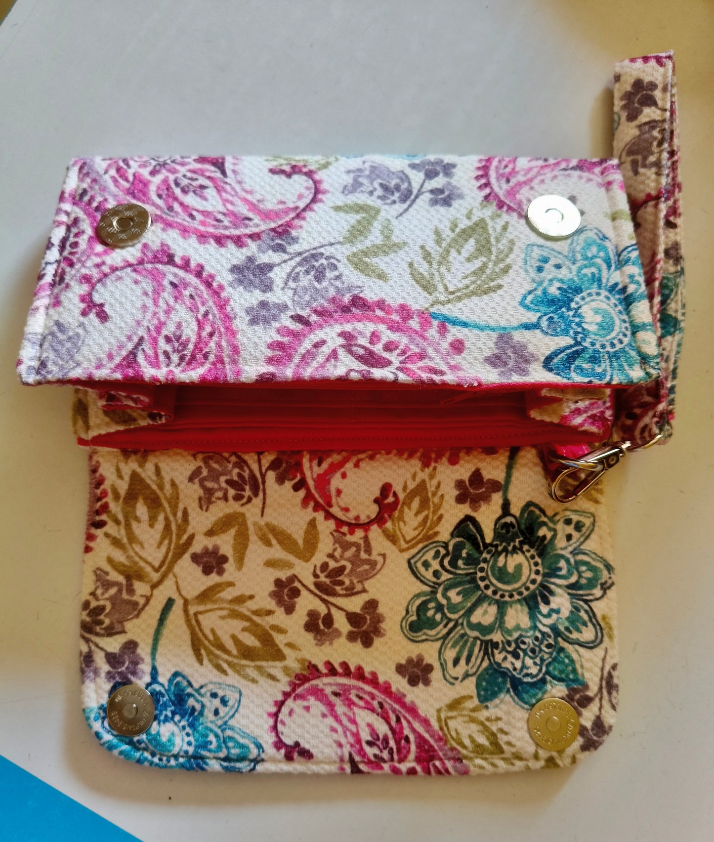 Kashmir big wallet 20*12cm  محفظه كبيره ٢٠*١٢سم