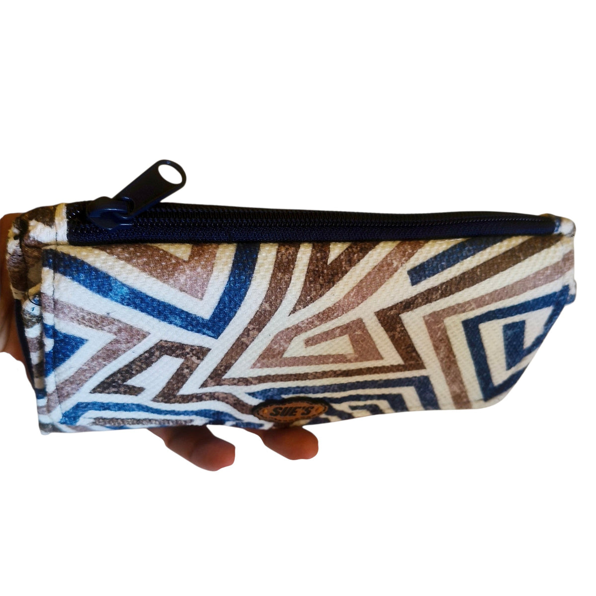 blue grace trifold wallet
