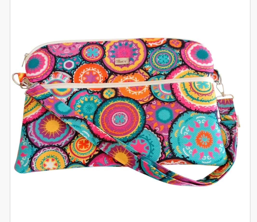 Color festival Laptop sleeve 15.6inch cross hand