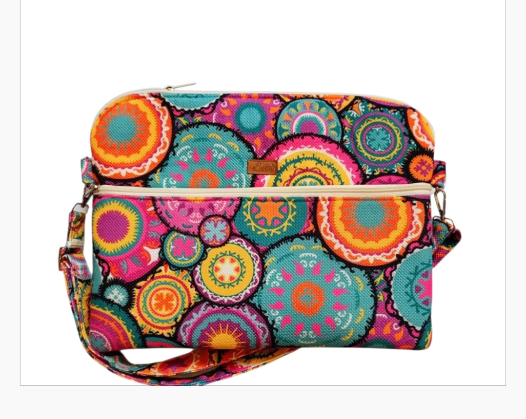Color festival Laptop sleeve 15.6inch cross hand
