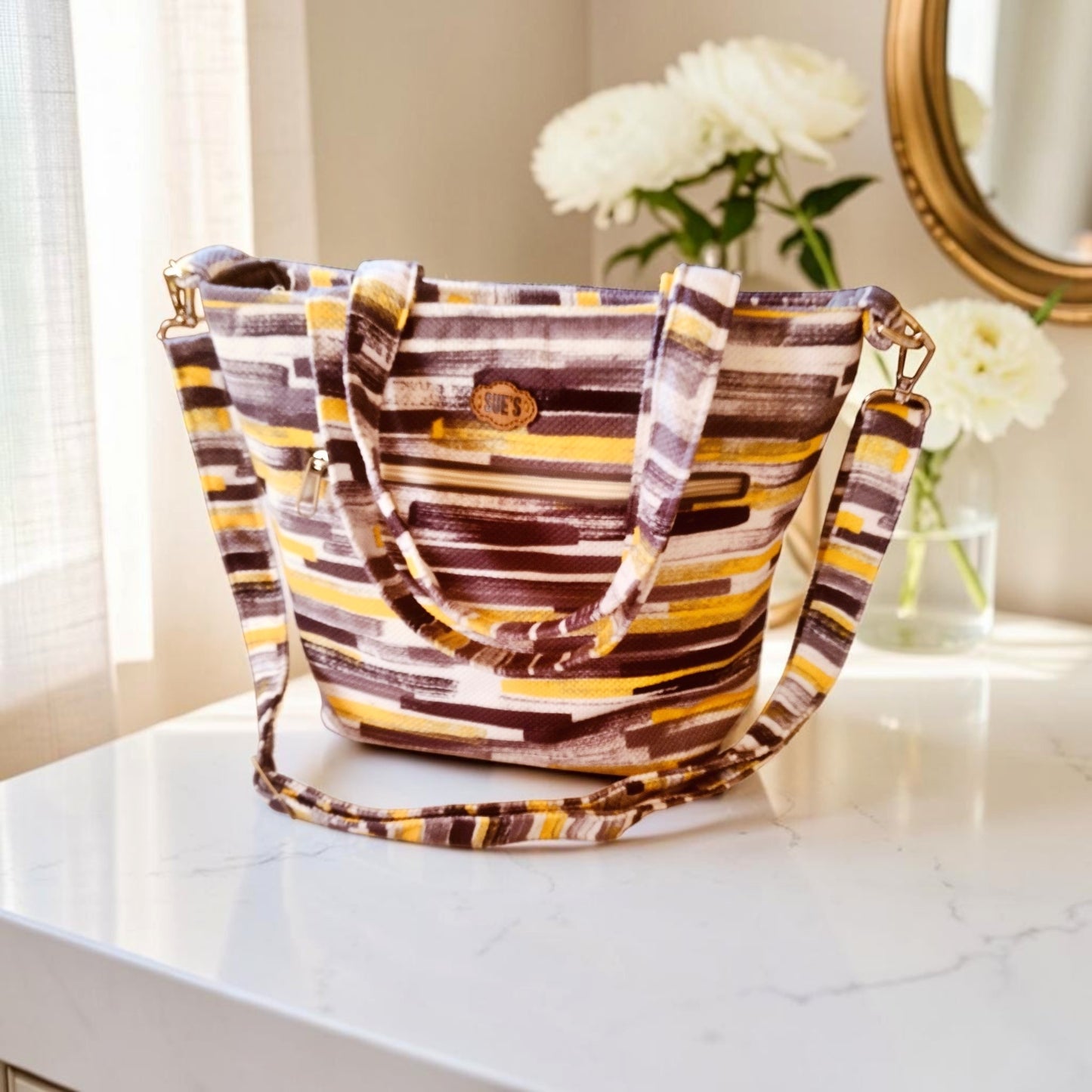 golden Muse  Medium Cross Bag 30*25cm