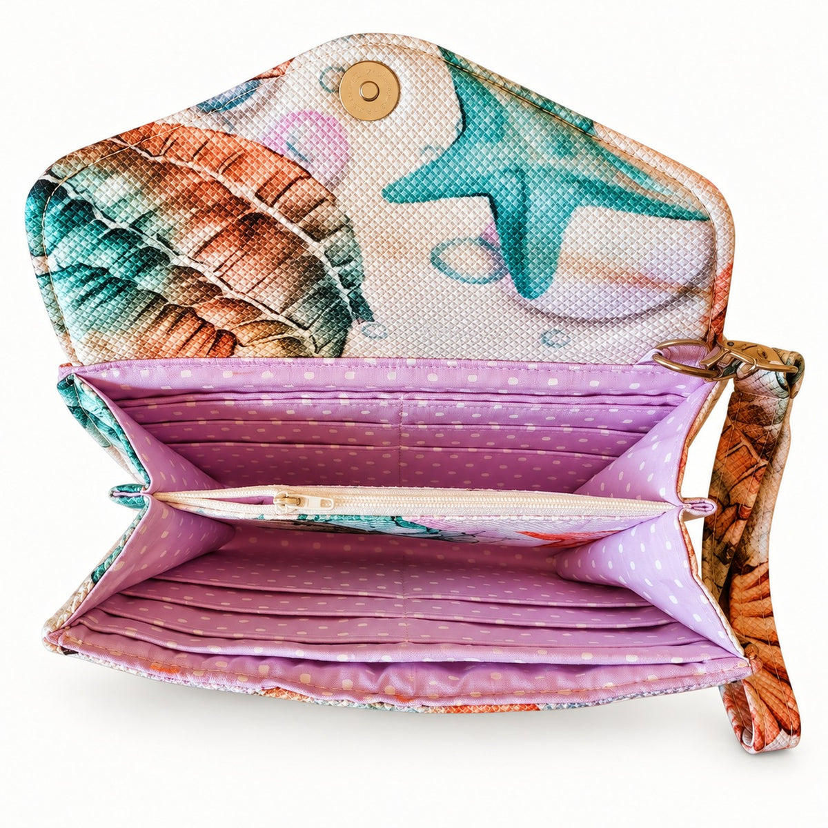 Beach vibes Larg Wallet