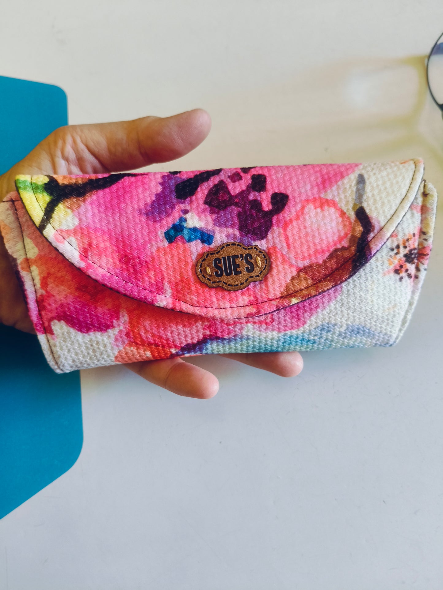 watercolor Double Glasses Case جراب لنظارتين