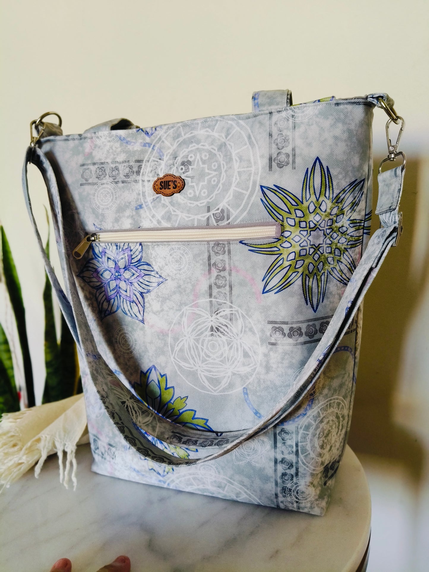 Light green Tote Bag 40*35cm