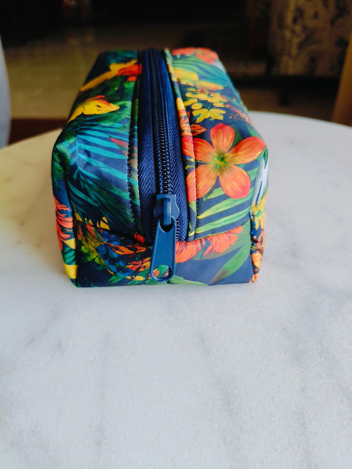 flower waterproof box Makeup big  Bags 16*9*8cm