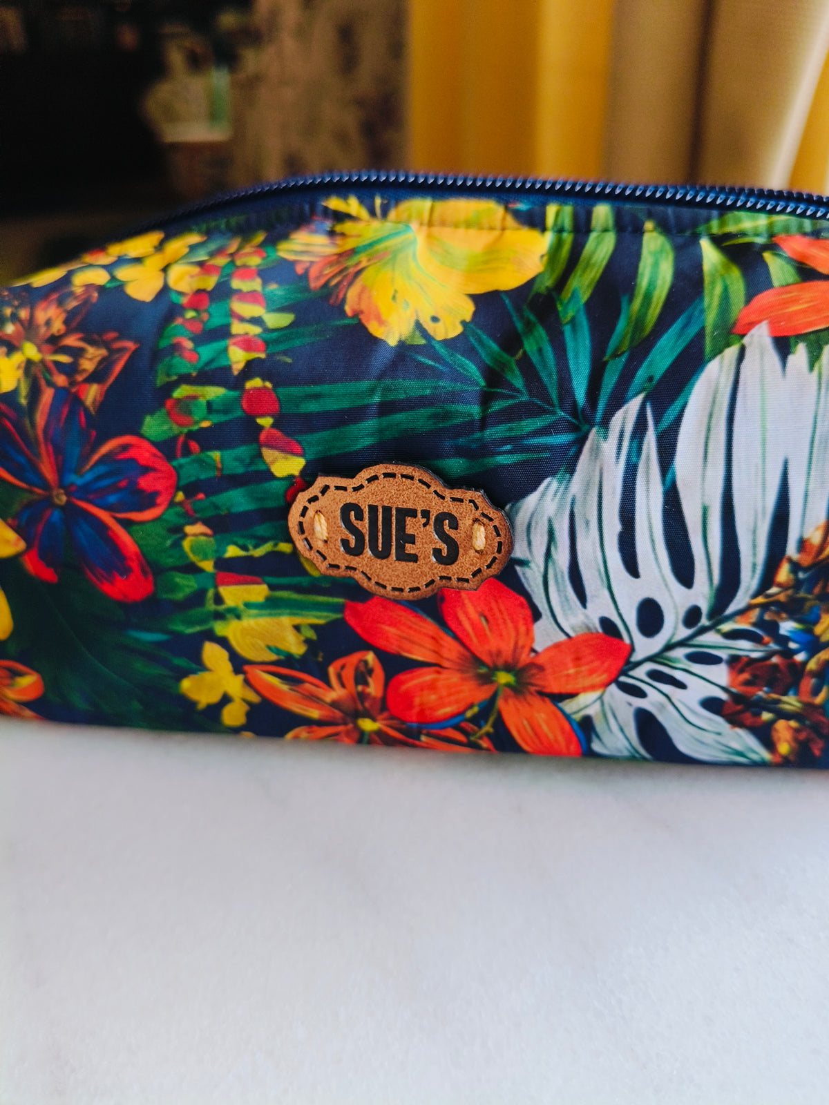 flower waterproof box Makeup big  Bags 16*9*8cm
