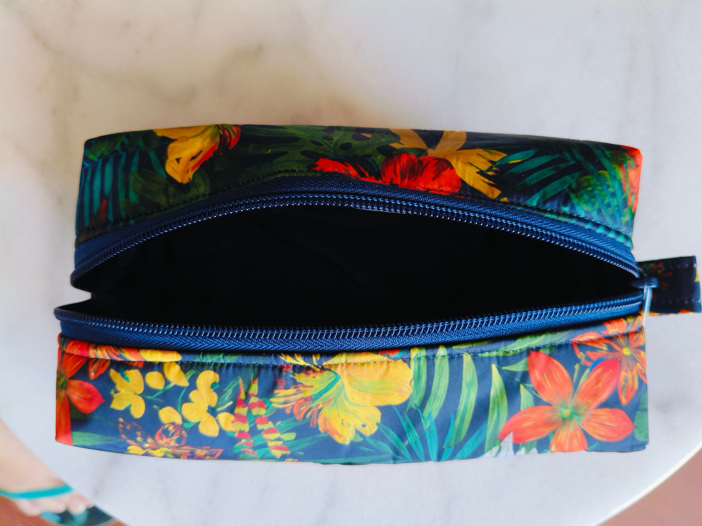 flower waterproof box Makeup big  Bags 16*9*8cm