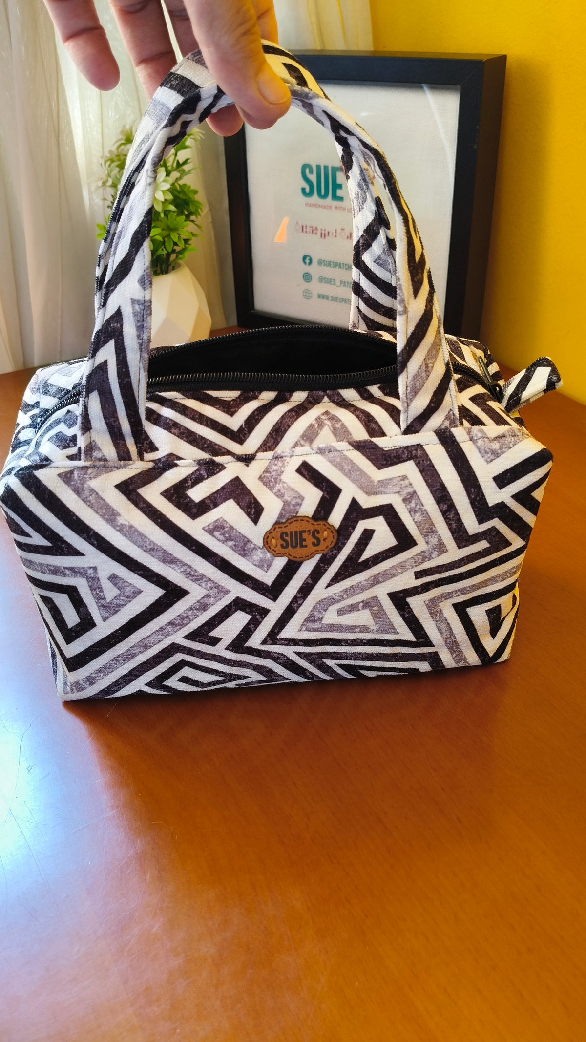 box big Makeup  Bags with handle 23*12*11cm